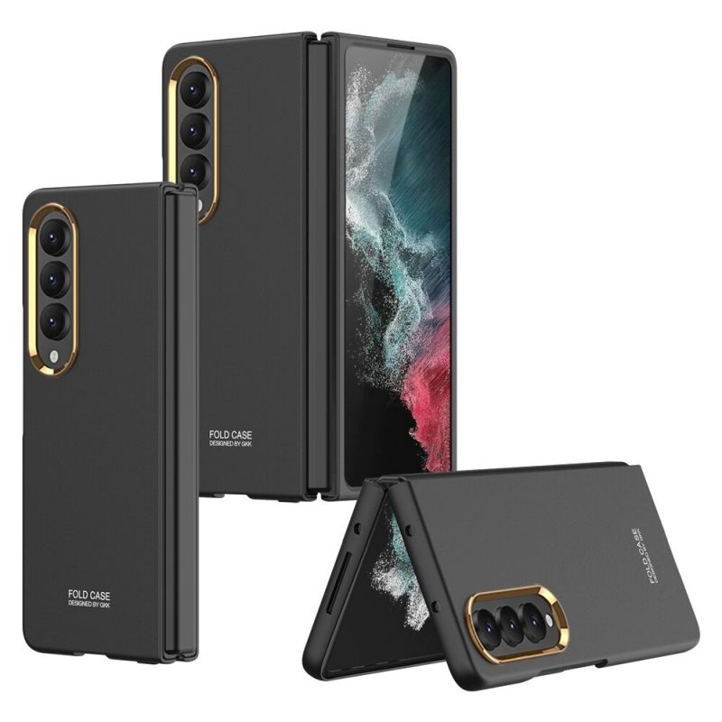 Galaxy Z Fold4 Ultra-Thin Matte Case with Gold Camera Lens Protection