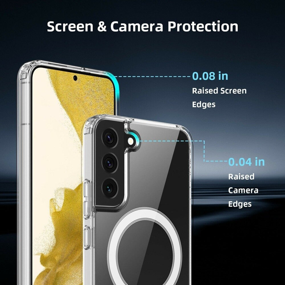 Samsung Galaxy S22 Plus Transparent MagSafe Compatible Cover