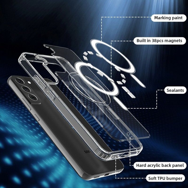 Samsung Galaxy S22 Crystal Clear MagSafe Cover