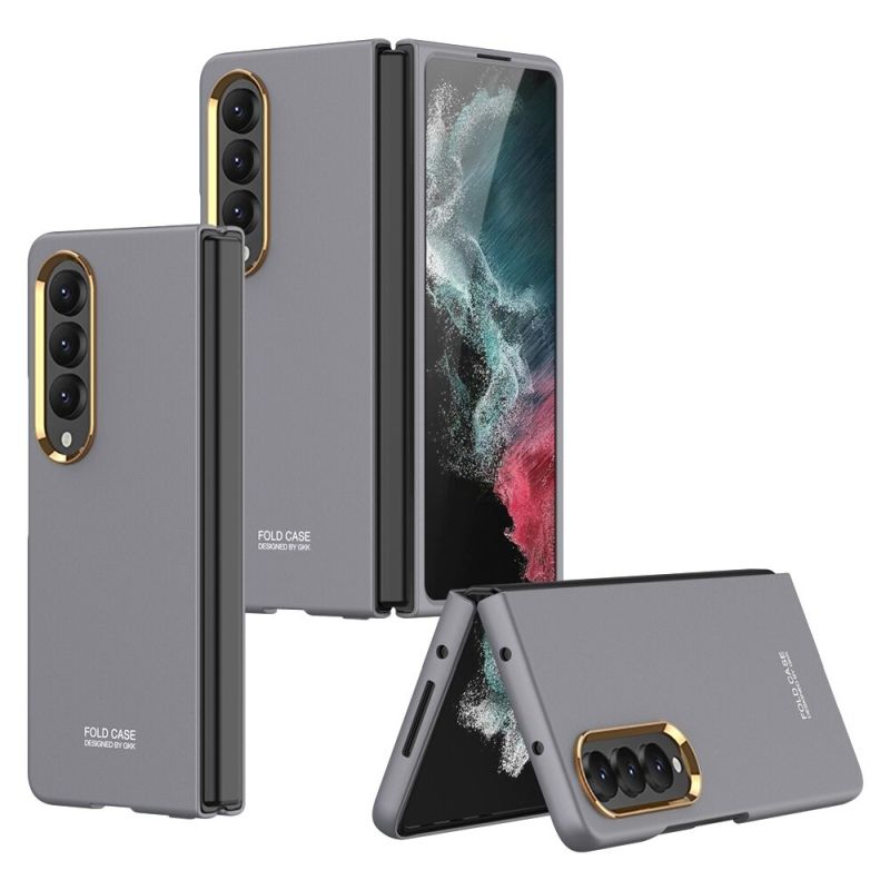 Galaxy Z Fold4 Ultra-Thin Matte Case with Gold Camera Lens Protection