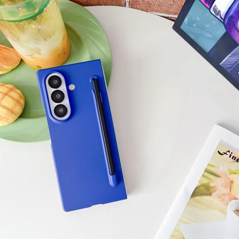 Samsung Galaxy Z Fold7 Matte PC Case with Front Glass & Stylus Included