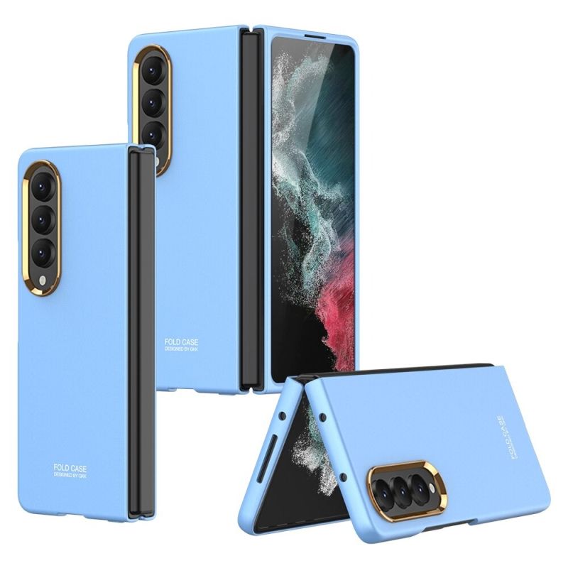 Galaxy Z Fold4 Ultra-Thin Matte Case with Gold Camera Lens Protection