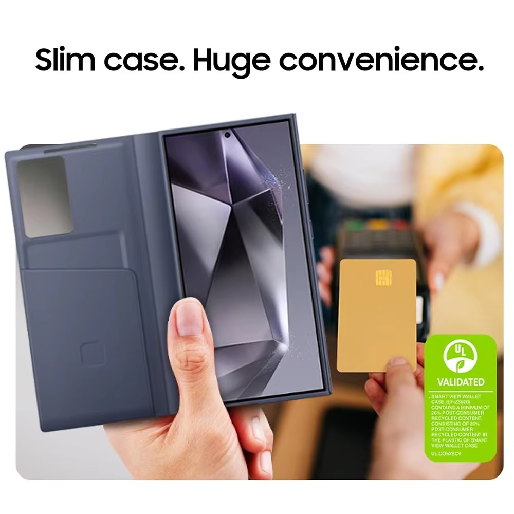 Samsung Galaxy S24 Ultra Smart View Wallet Flip Case Cover