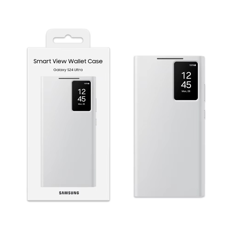 Samsung Galaxy S24 Ultra Smart View Wallet Flip Case Cover