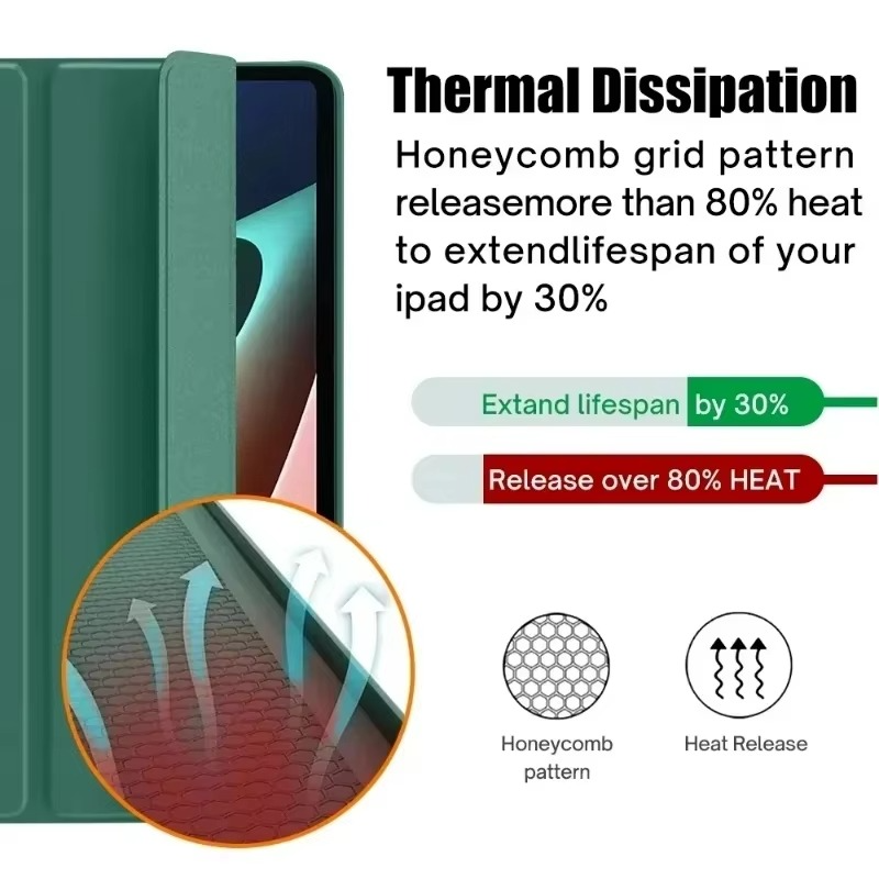 Trifold Smart Flip Cover for Samsung Galaxy Tab S10+ 12.4 inch – S Pen Slot Included