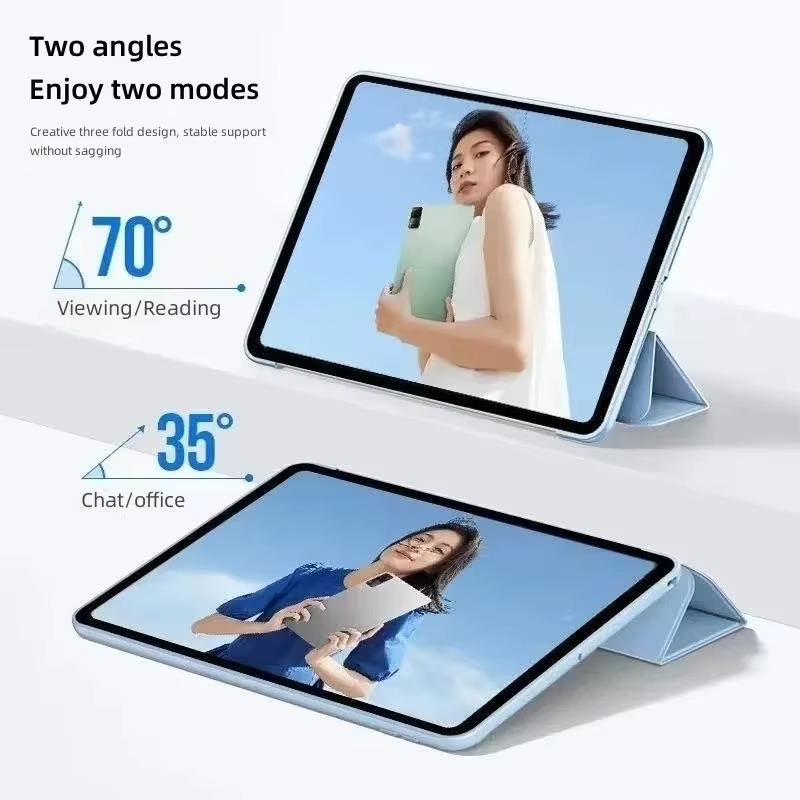 Trifold Smart Flip Cover for Samsung Galaxy Tab S10+ 12.4 inch – S Pen Slot Included