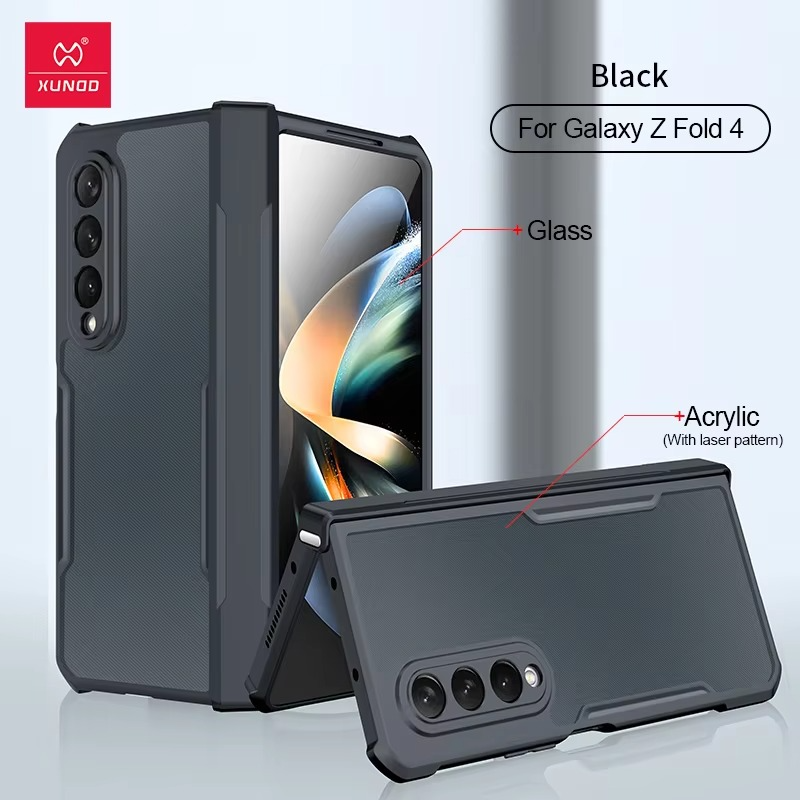 Galaxy Z Fold4 Xundd Shockproof Case with Hinge Protection & Front Glass