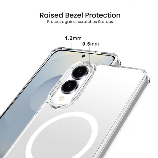 Samsung Galaxy S25 Edge Anti-Yellow Magsafe Clear Case