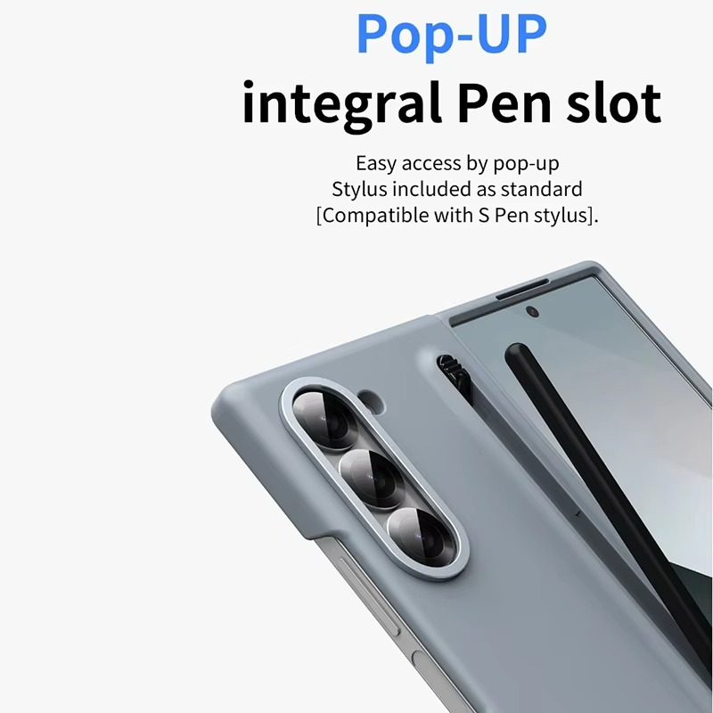 Samsung Galaxy Z Fold6 Slim S-Pen Case with Front Glass Protection