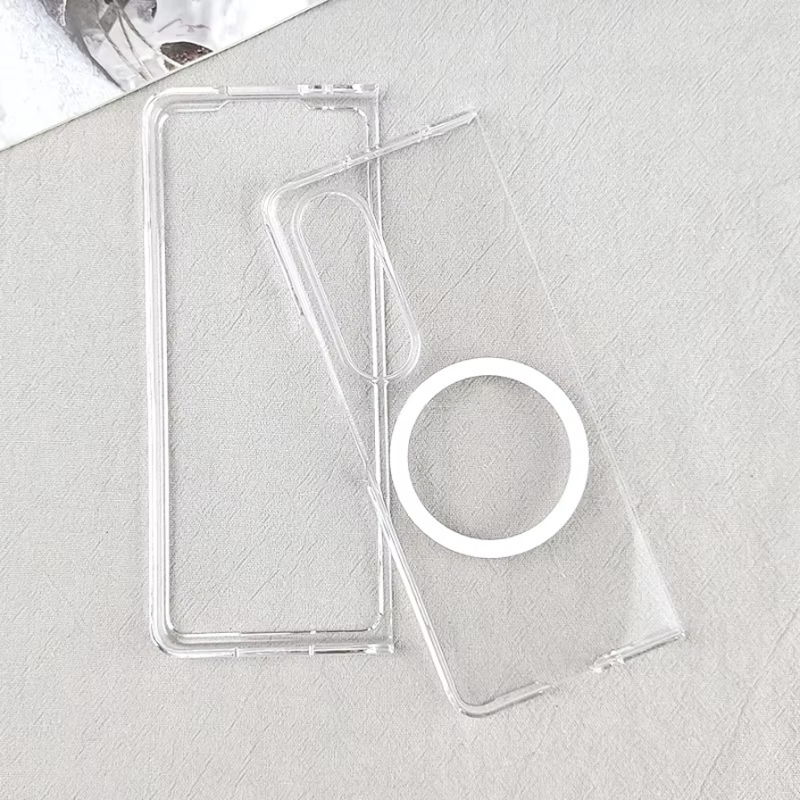 Galaxy Z Fold4 Slim Anti-Yellow Transparent MagSafe Case