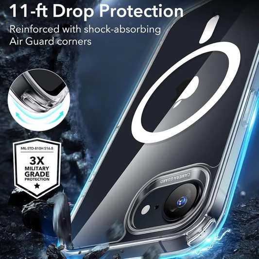 iPhone 16E Anti-Yellow Magsafe Clear Case