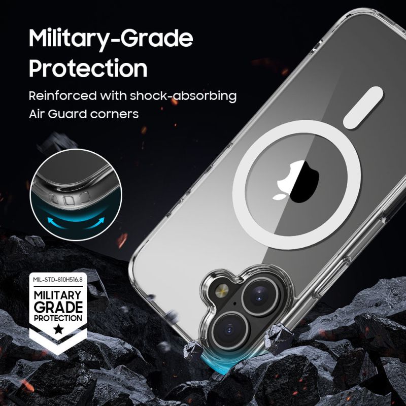 iPhone 16 Plus Anti-Yellow Magsafe Clear Case