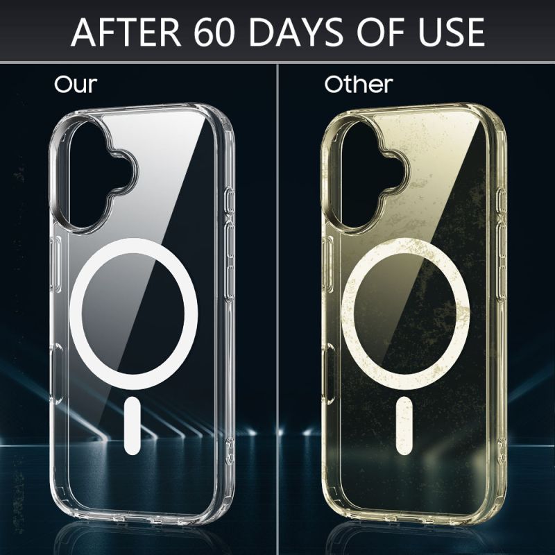 iPhone 16 Plus Anti-Yellow Magsafe Clear Case