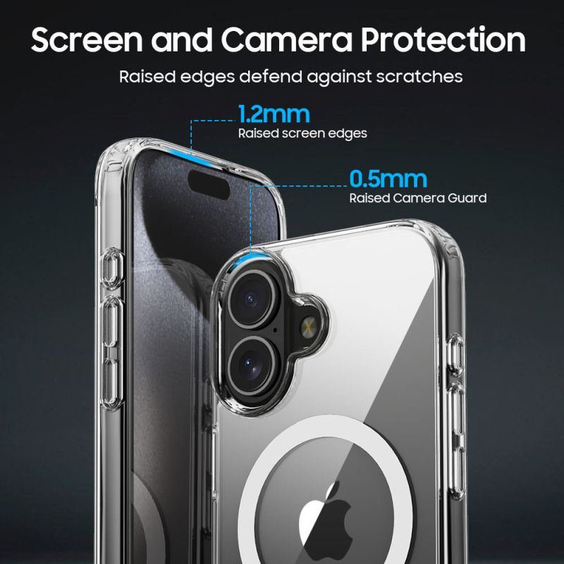 iPhone 16 Plus Anti-Yellow Magsafe Clear Case