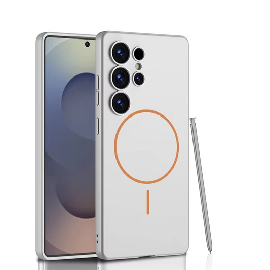 Galaxy S25 Ultra Slim Matte Magnetic MagSafe Back Cover