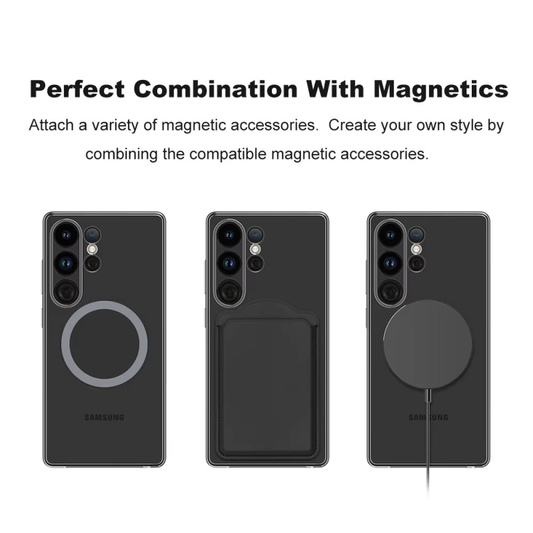 Galaxy S25 Ultra Premium Clear Magnet Case