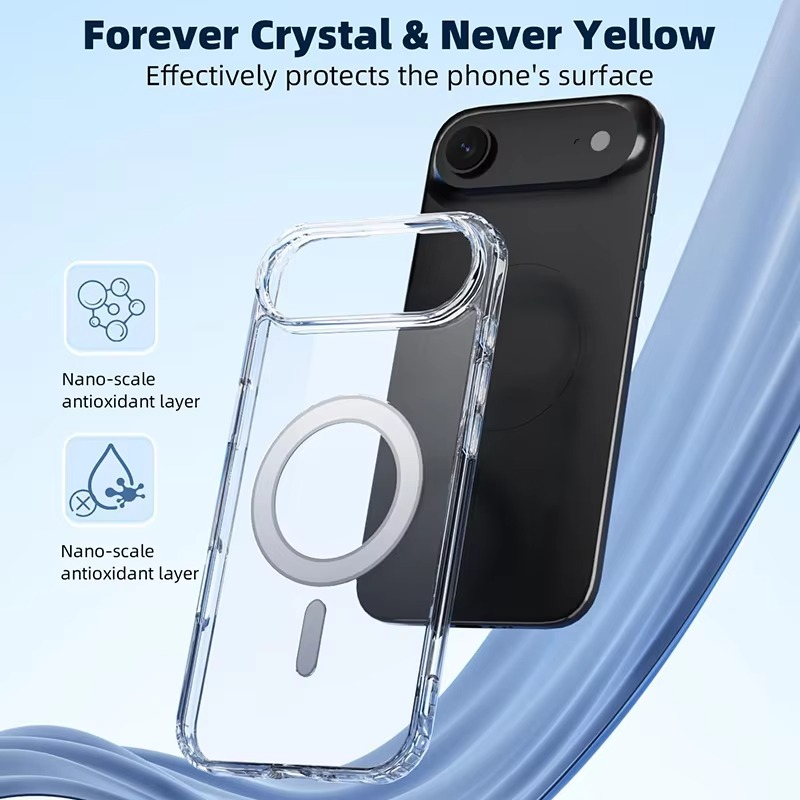 iPhone 17 Air Anti-Yellow Magsafe Clear Case