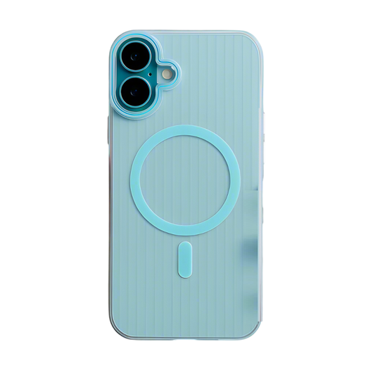 iPhone 16 Slim Corrugated Frosted MagSafe Case