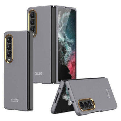 Galaxy Z Fold4 Ultra-Thin Matte Case with Gold Camera Lens Protection