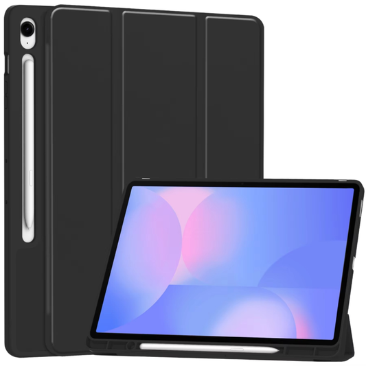 Trifold Smart Flip Cover for Galaxy Tab S10 FE (10.9 inch)– S Pen Slot Included