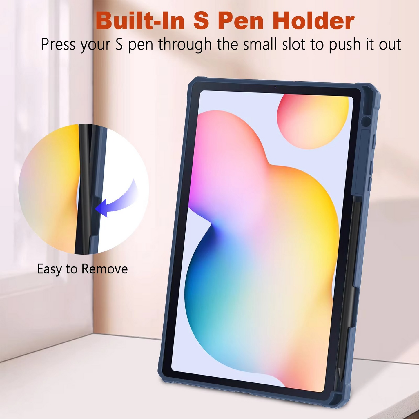 360° Rotating Premium PU Leather Case for Galaxy Tab S6 Lite - (10.4 inch)