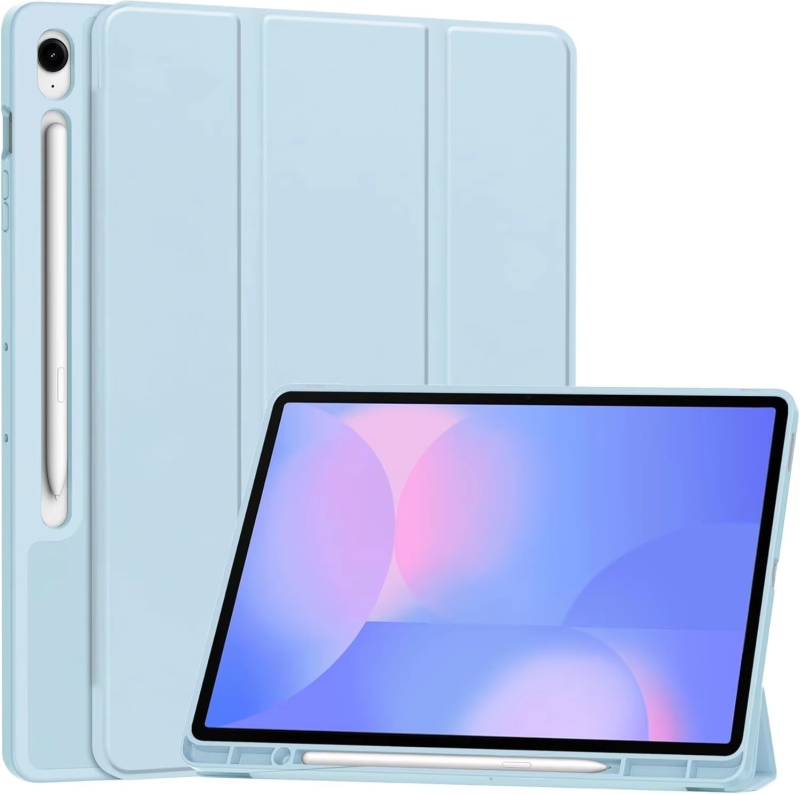 Trifold Smart Flip Cover for Galaxy Tab S8 (11 inch) – S Pen Slot Included