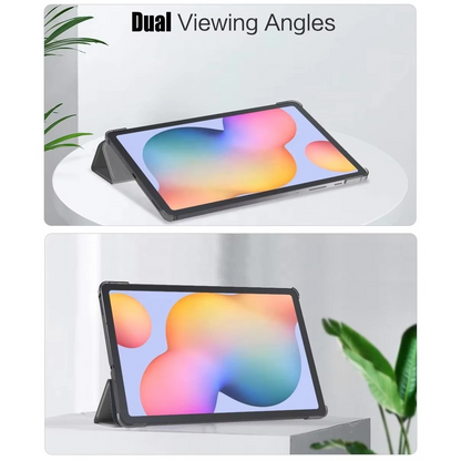 Trifold Smart Flip Cover For Galaxy Tab S6 Lite - (10.4 inch)