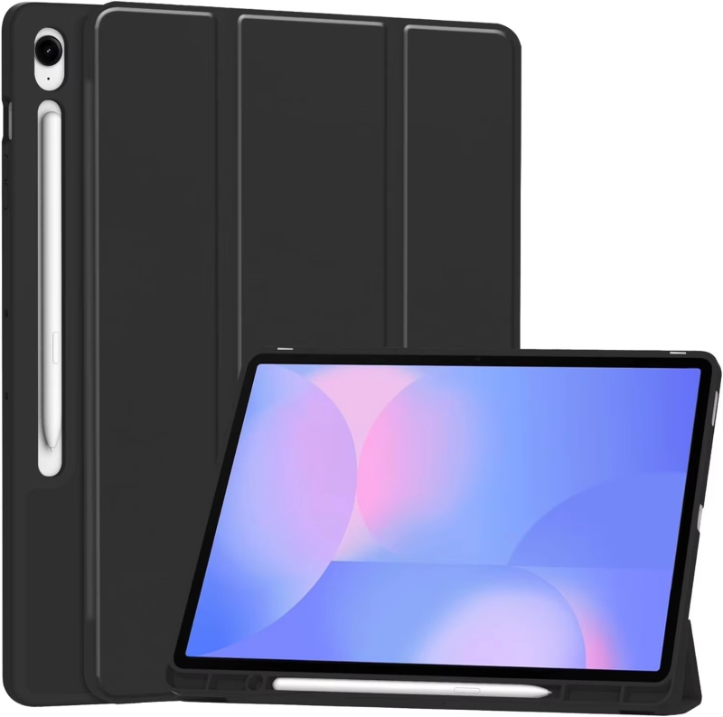 Trifold Smart Flip Cover for Galaxy Tab S10 FE Plus 13.1 inch – S Pen Slot Included