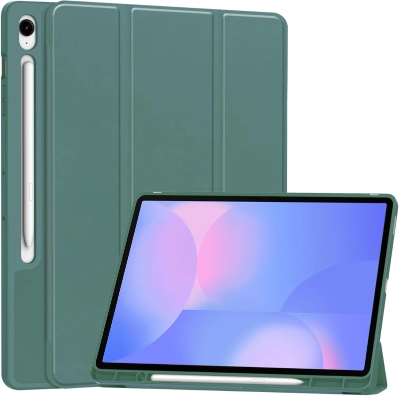 Trifold Smart Flip Cover for Galaxy Tab S8 (11 inch) – S Pen Slot Included