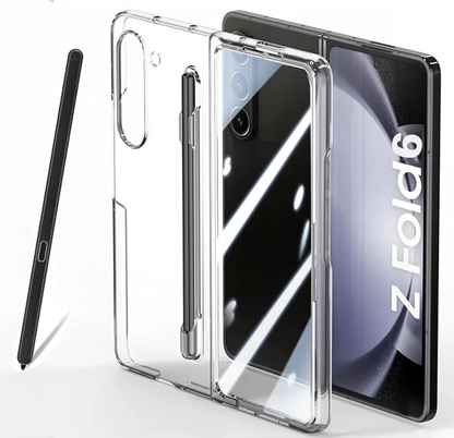 Galaxy Z Fold6 Clear Case with S Pen & Glass Protector