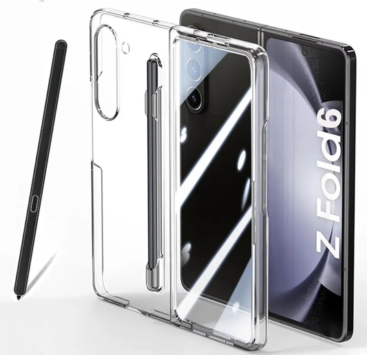 Galaxy Z Fold6 Clear Case with S Pen & Glass Protector