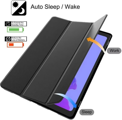 Trifold Smart Flip Cover for Samsung Galaxy Tab S10+ 12.4 inch – S Pen Slot Included