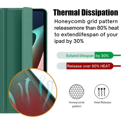 Trifold Smart Flip Cover for Samsung Galaxy Tab S10+ 12.4 inch – S Pen Slot Included