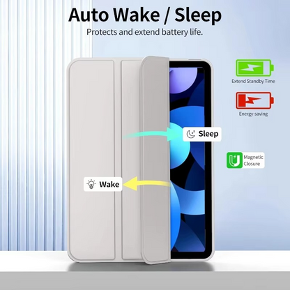 Trifold Smart Flip Cover for iPad Air 10.9-inch (5th Gen) Pencil Slot Included