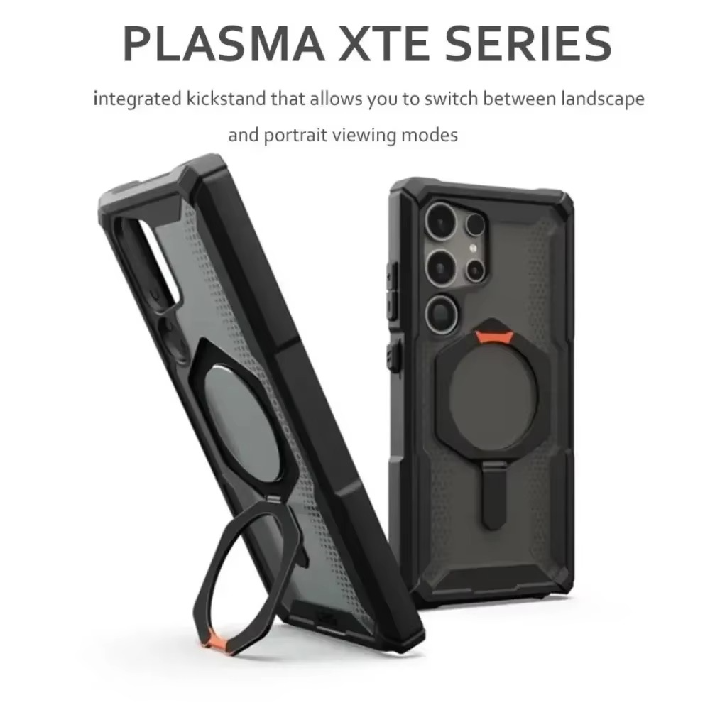 Samsung Galaxy S24 Ultra UAG Plasma XTE Series Rugged MagSafe Case with Metal Kickstand