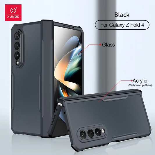 Galaxy Z Fold4 Xundd Shockproof Case with Hinge Protection & Front Glass