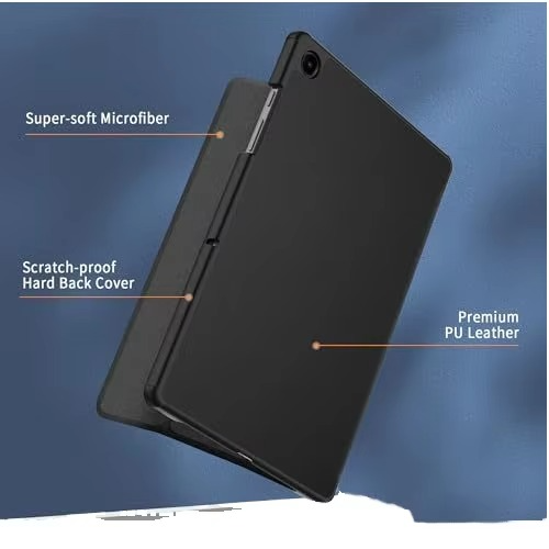 Trifold Smart Flip Cover for Galaxy Tab A9 Plus (11.0 inch) – S Pen Slot Included