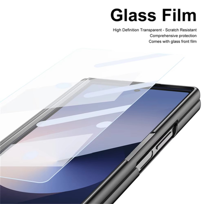 Galaxy Z Fold6 Leather Case with S Pen & Hinge Protection