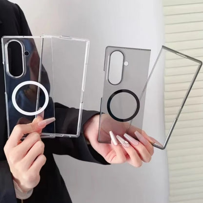 Galaxy Z Fold7 Slim Anti-Yellow Transparent MagSafe Case