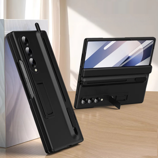 Galaxy Z Fold4 Armor Case with Kickstand & S Pen Holder