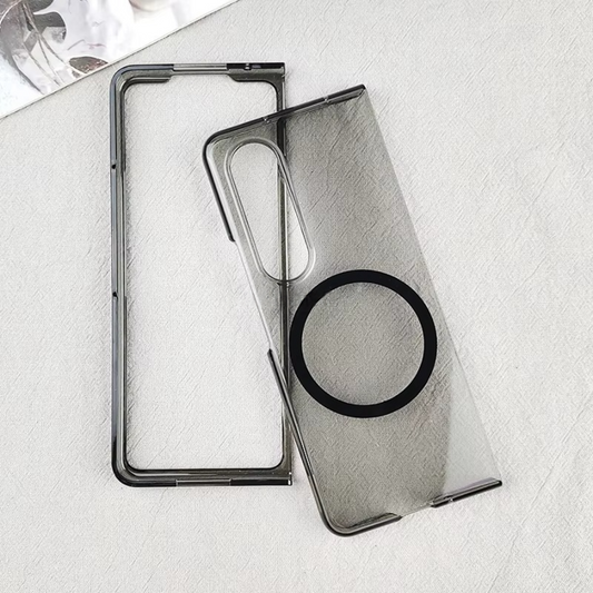 Galaxy Z Fold4 Slim Anti-Yellow Transparent MagSafe Case