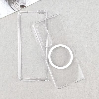 Galaxy Z Fold4 Slim Anti-Yellow Transparent MagSafe Case