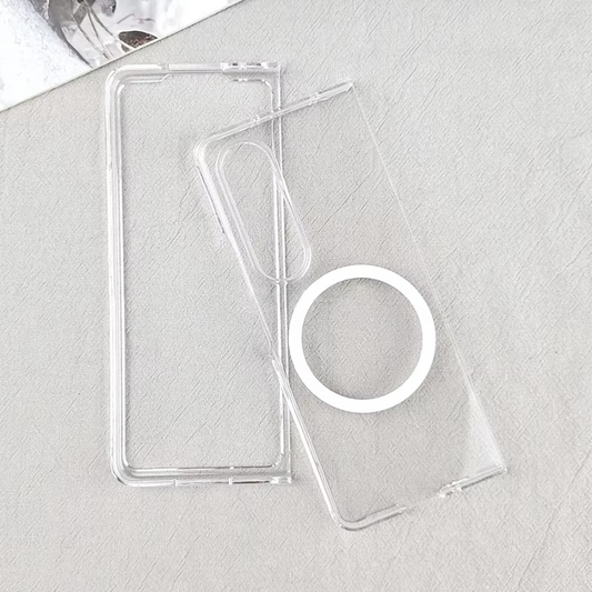 Galaxy Z Fold4 Slim Anti-Yellow Transparent MagSafe Case
