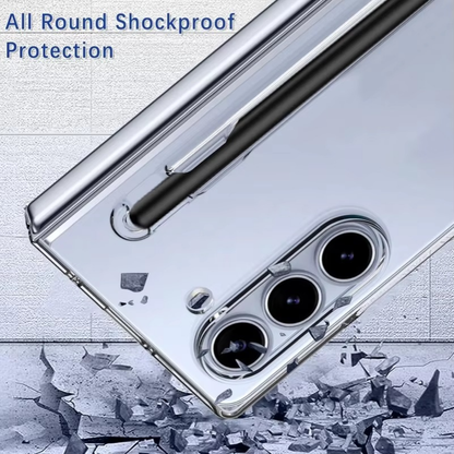 Galaxy Z Fold5 Clear Case with S Pen & Glass Protector