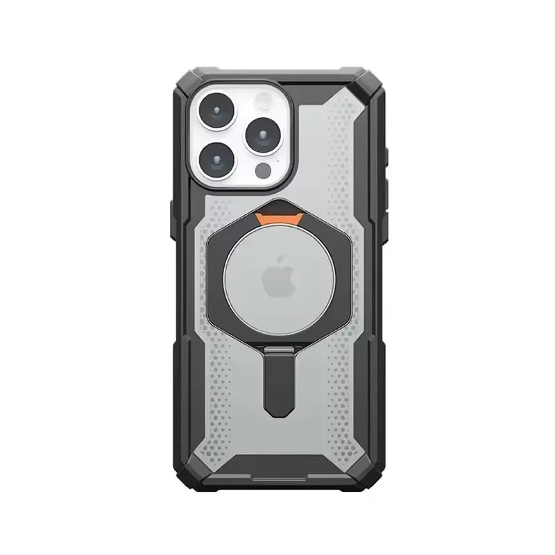 iPhone 15 Pro Max UAG Plasma XTE Series Rugged MagSafe Case with Metal Kickstand