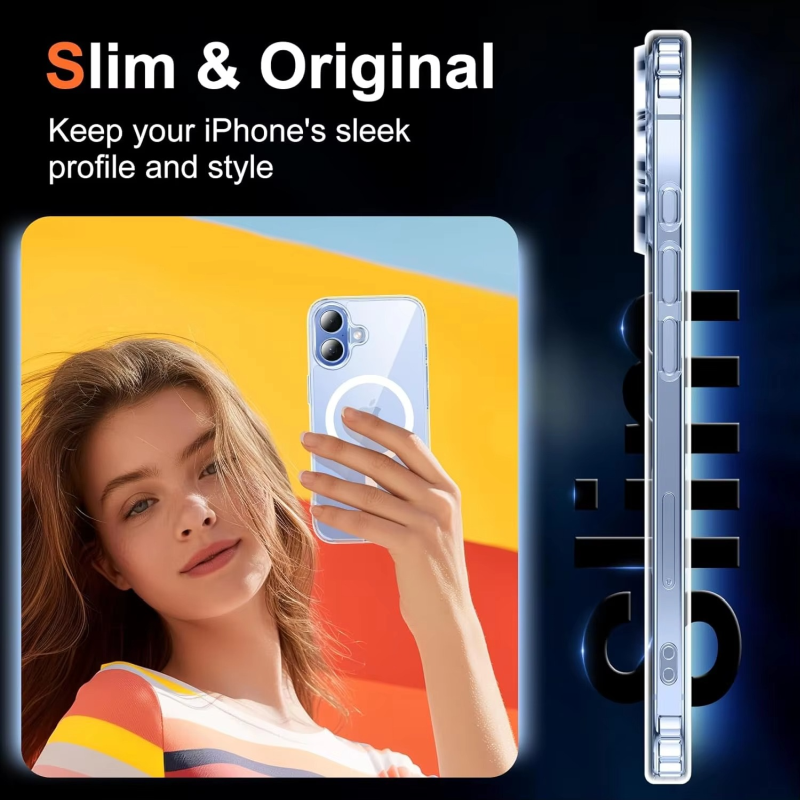 iPhone 17 Anti-Yellow Magsafe Clear Case