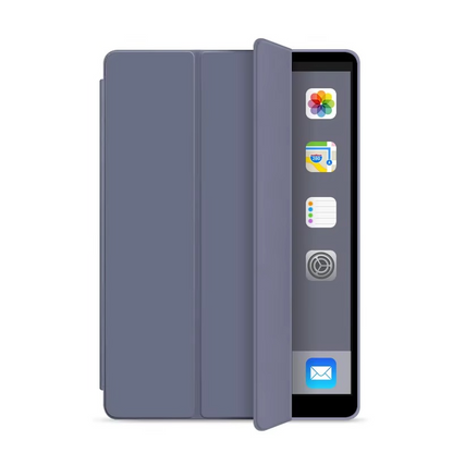 Protective Trifold Case with Clear Back & Pencil Slot for iPad 10.2" (7th, 8th, & 9th Gen.) Auto Wake/Sleep