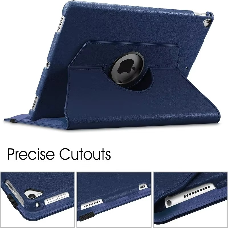 360° Rotating Premium PU Leather Case for iPad 9.7-inch (5th/6th Gen)