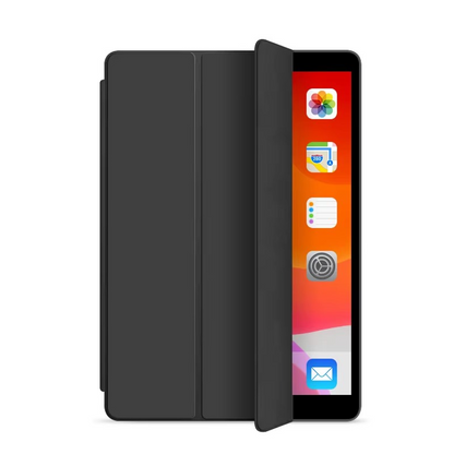 Protective Trifold Case with Clear Back & Pencil Slot for iPad 9.7-inch (5th/6th Gen) Auto Wake/Sleep