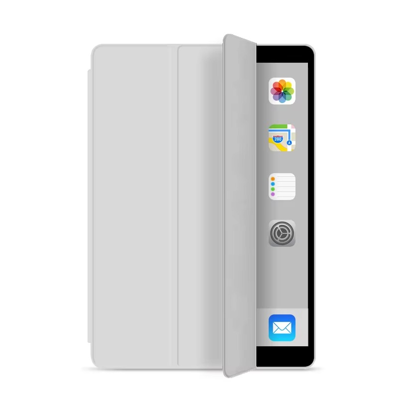 Protective Trifold Case with Clear Back & Pencil Slot for iPad 9.7-inch (5th/6th Gen) Auto Wake/Sleep
